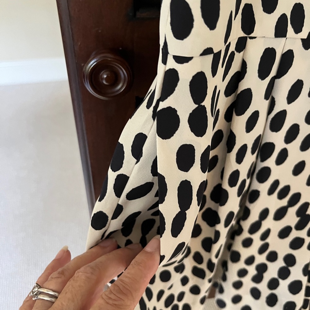 Loft Beige Black Printed Romper - Picture 8 of 16